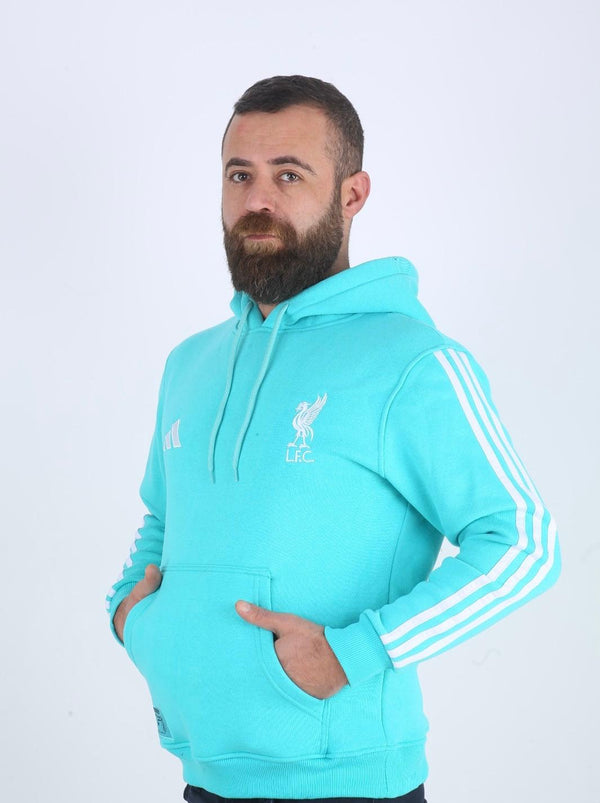 Liverpool Moški Športni Pulover. Turkizna
