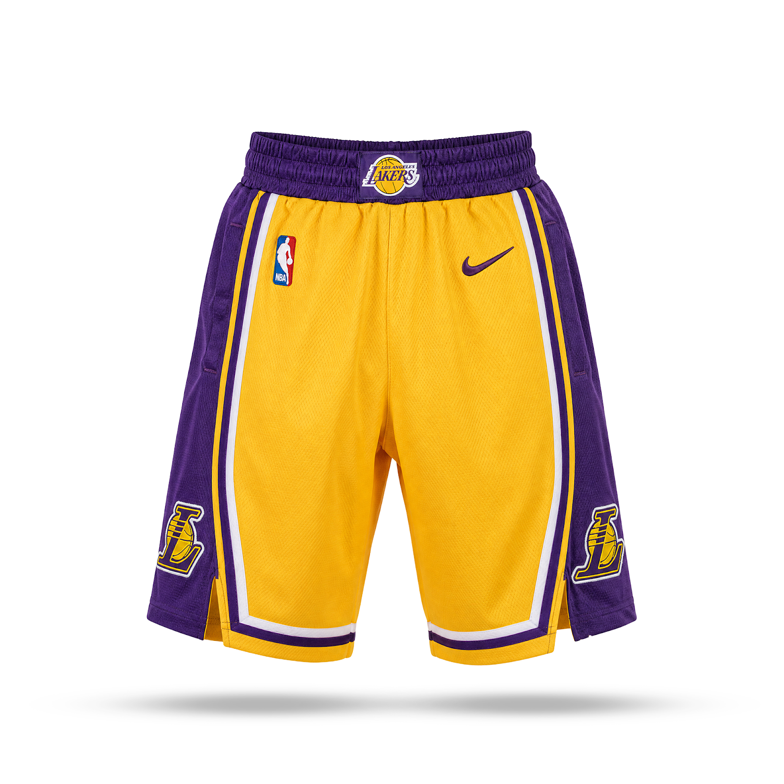 LA Lakers Moške Klasične Kratke Hlače. Rumena