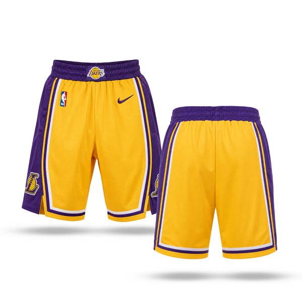 LA Lakers Moške Klasične Kratke Hlače. Rumena