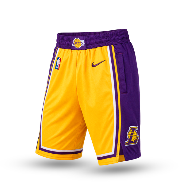 LA Lakers Moške Klasične Kratke Hlače. Rumena