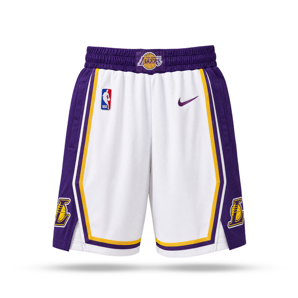 LA Lakers Moške Klasične Kratke Hlače. Bele