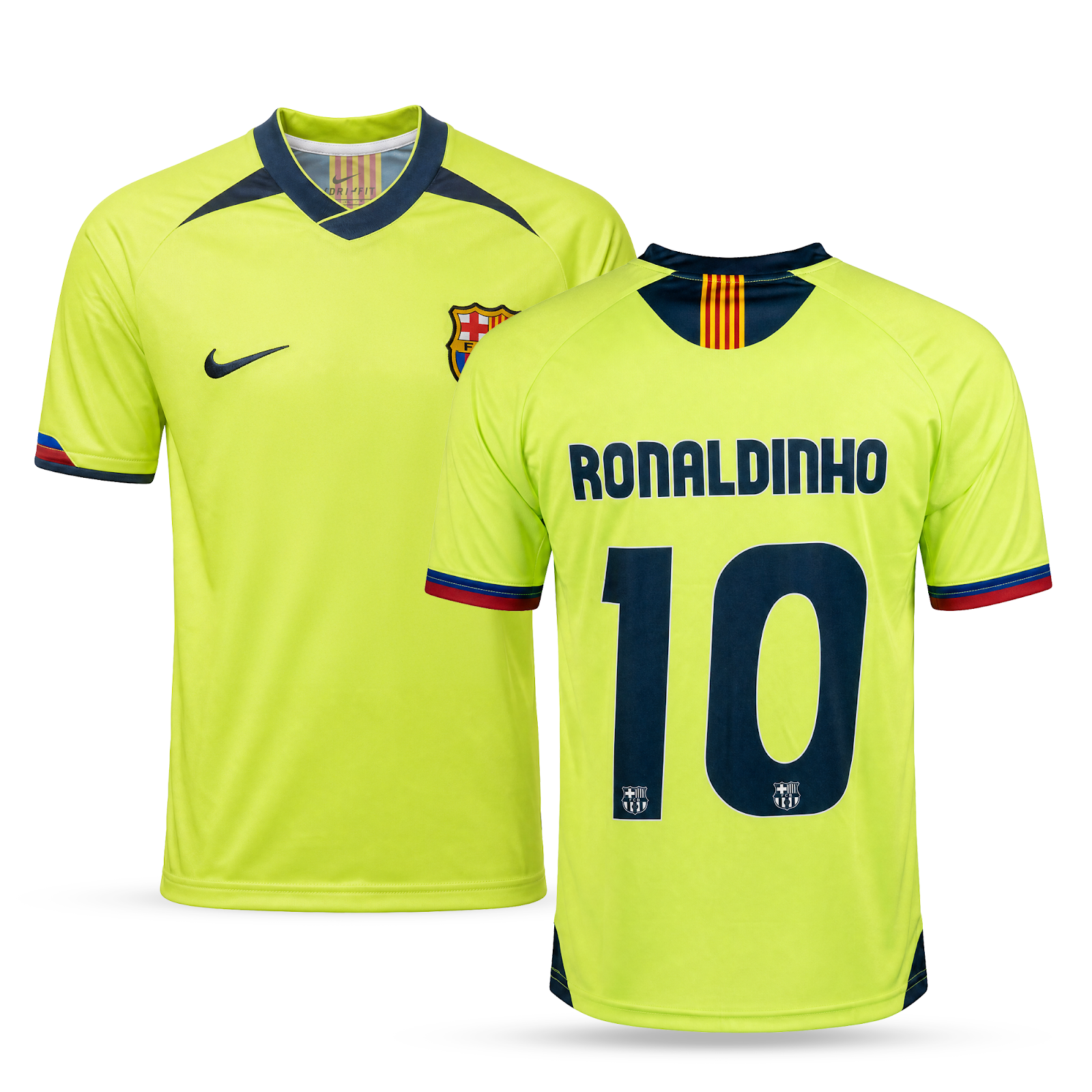 Barcelona Moški Retro Nogometni Dres, Ronaldinho