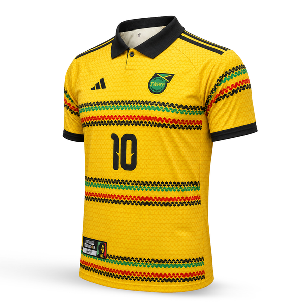 Jamajka Moški Nogometni Dres, Bob Marley. Bob Marley Edition, Rumena
