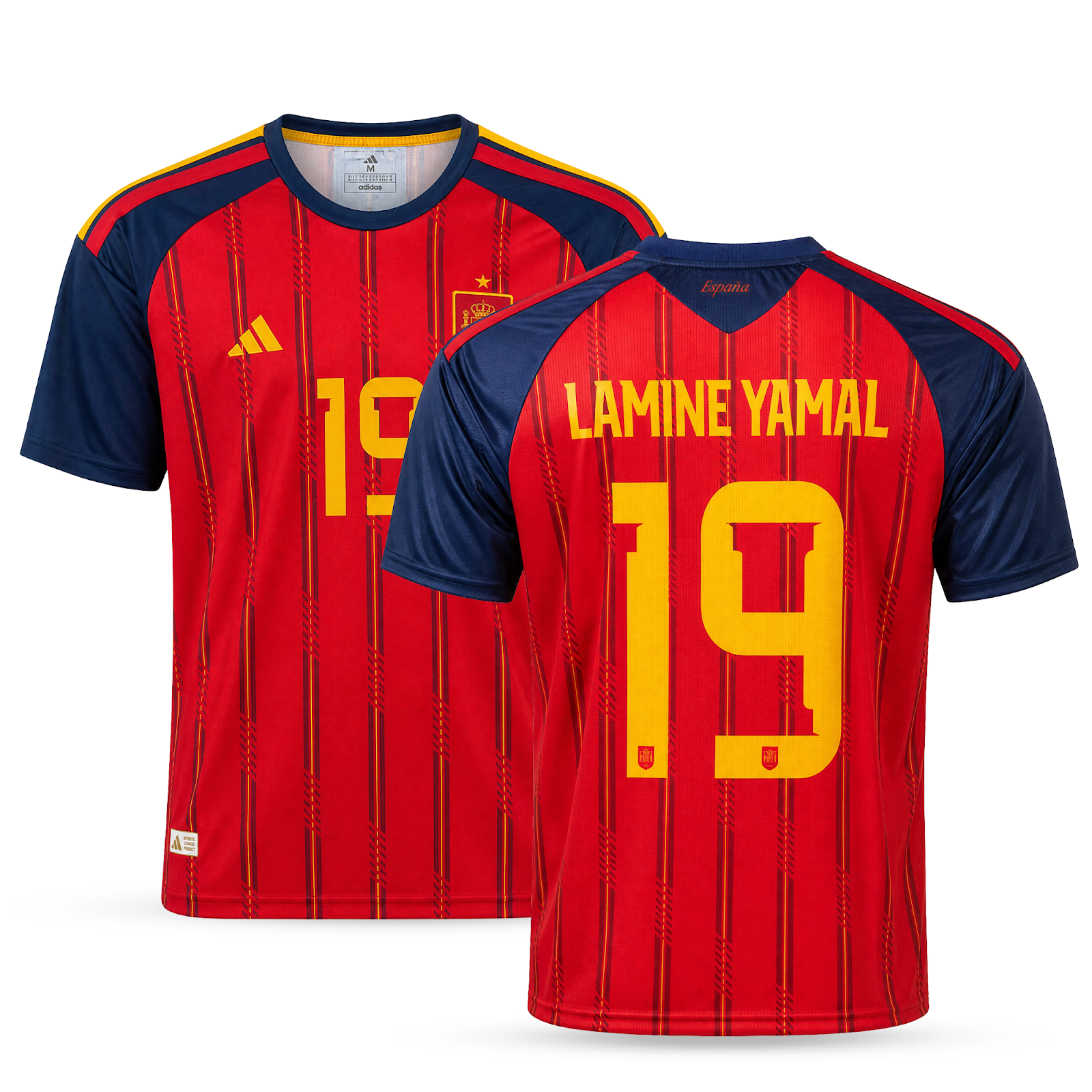 Španija Moški Nogometni Dres, Yamal. World Cup 2026