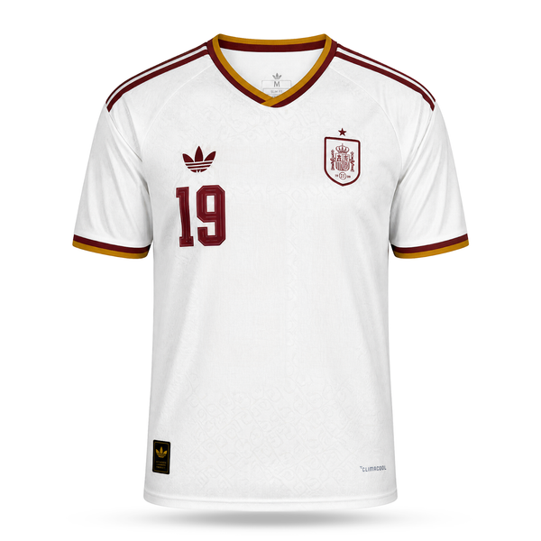 Španija Moški Gostujoči Nogometni Dres, Yamal. World Cup 2026