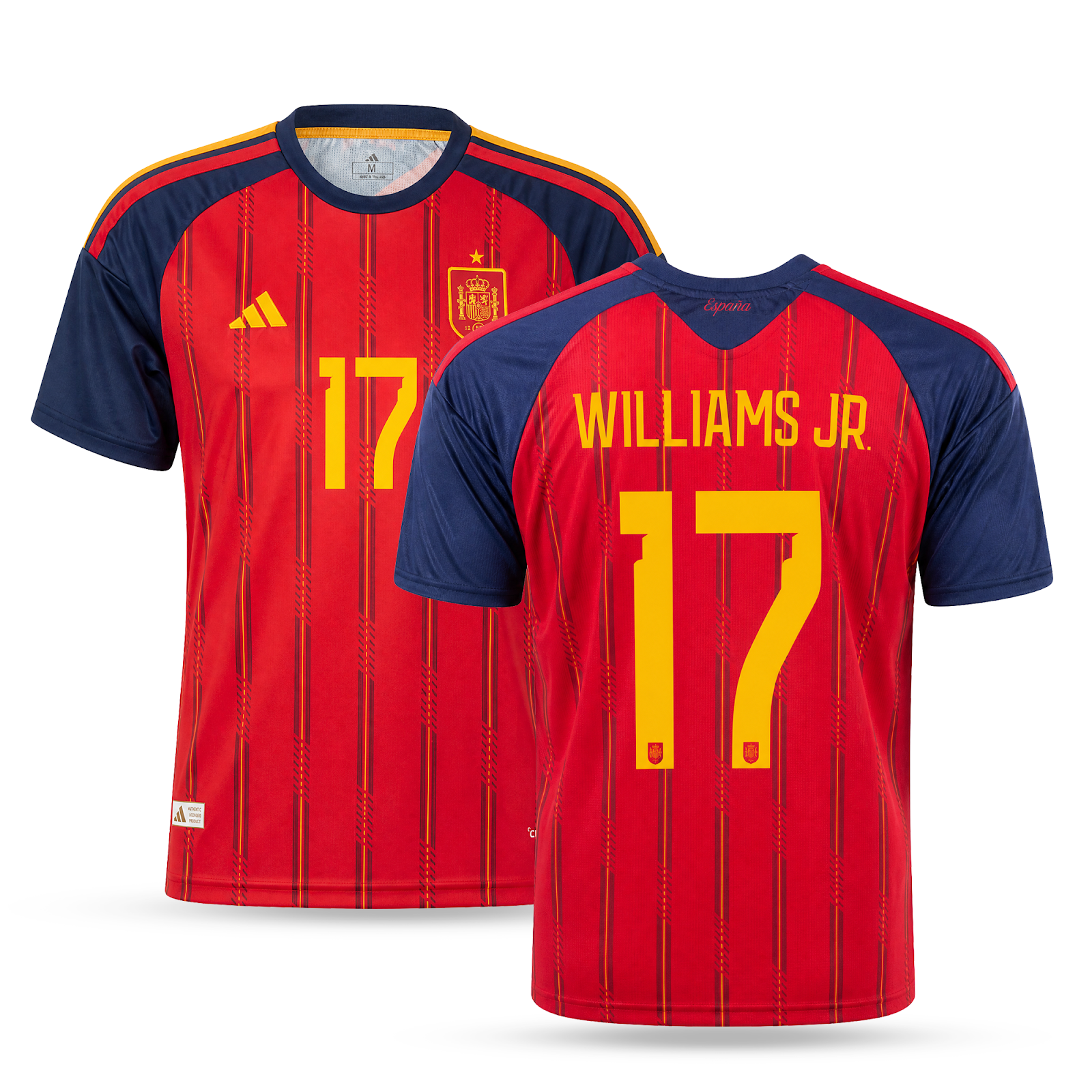 Španija Moški Nogometni Dres, Williams. World Cup 2026