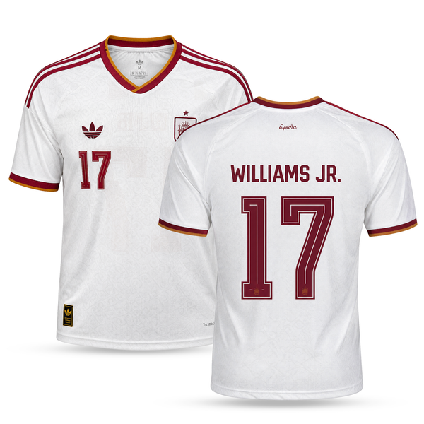 Španija Moški Gostujoči Nogometni Dres, Williams. World Cup 2026