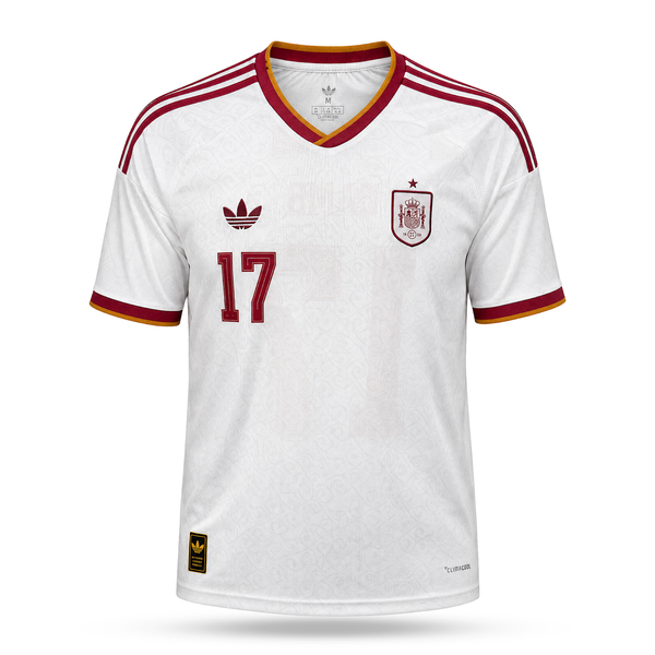 Španija Moški Gostujoči Nogometni Dres, Williams. World Cup 2026