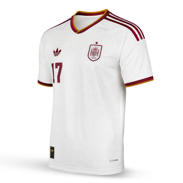 Španija Moški Gostujoči Nogometni Dres, Williams. World Cup 2026