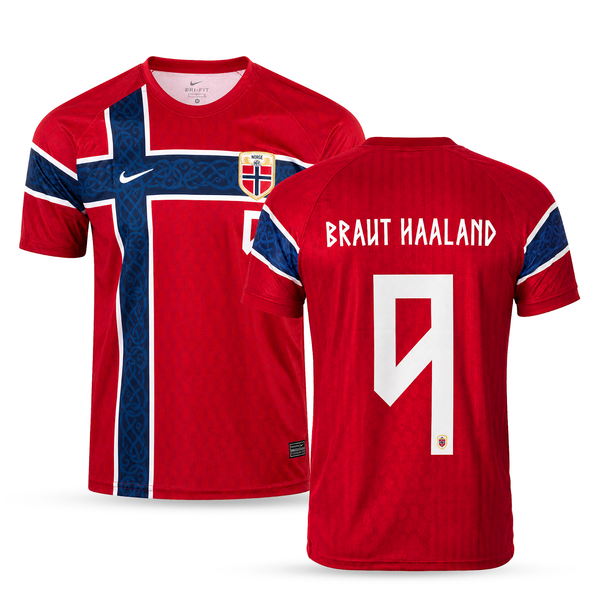 Norveška Moški Nogometni Dres, Haaland. World Cup 2026