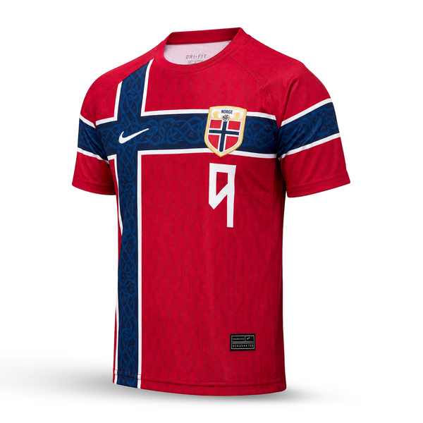 Norveška Moški Nogometni Dres, Haaland. World Cup 2026