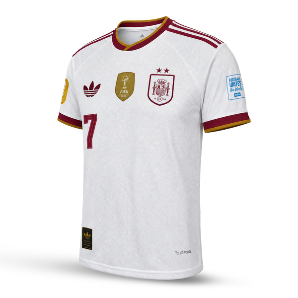 Španija Moški Gostujoči Nogometni Dres, Ferran. World Cup 2026