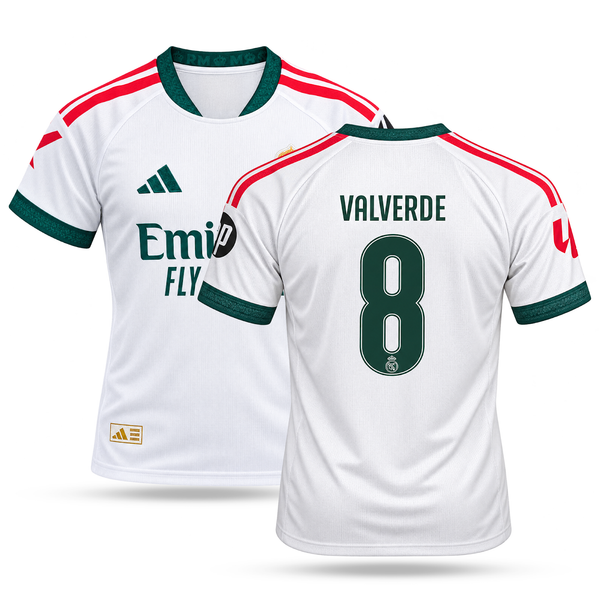 Real Madrid Moški Nogometni Dres, Valverde. 26/27