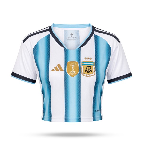 Argentina Ženski Kratki Top. World Cup 2026