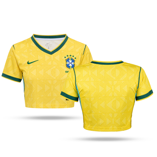 Brazil Ženski Nogometni Kratki Top. World Cup 2026
